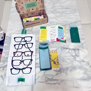 Pair brand Larkin frame that currently has a 1.75 reading correction.